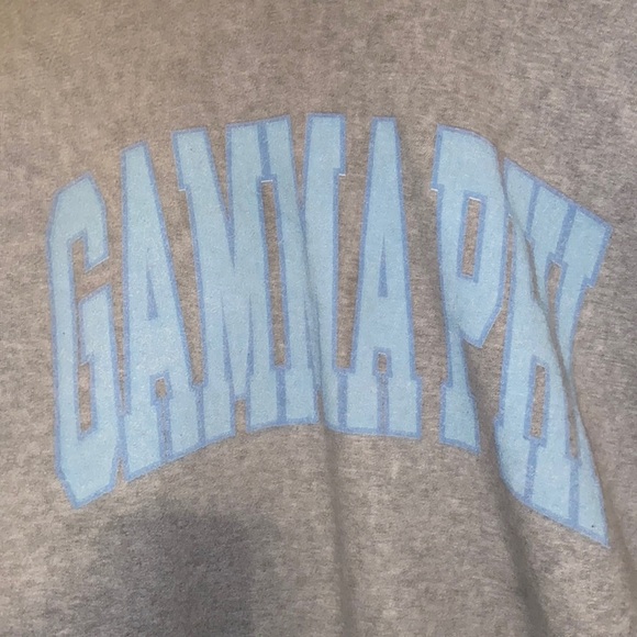 Grey wash Gamma Phi Beta sorority sweatshirt XXL - Picture 2 of 3